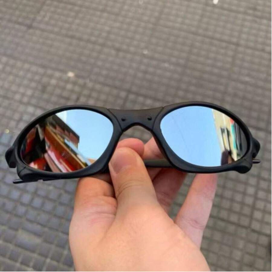 Juliette Unisex Anti-UV Sport Sunglasses - Bạc - Xem 1