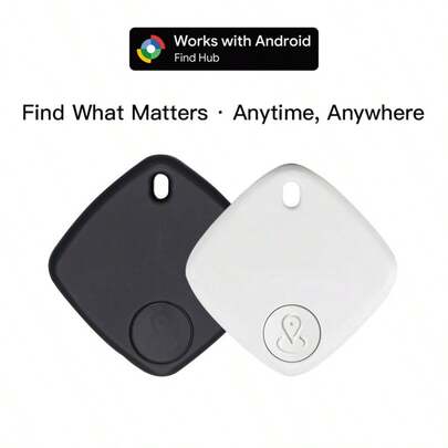 Localizador de artículos Bluetooth, buscador de artículos, etiqueta inteligente Air Tracker, compatible con el sistema Apple, batería reemplazable, buscador inalámbrico de llaves, sensor de alarma anti-pérdida para mascotas gato perro, rastreador de ubicación de dispositivos inteligentes, rastreador de automóviles, compatible con "Buscar mi", búsqueda con un solo clic, búsqueda remota precisa, larga duración de la batería, buscador de llaves y buscador de artículos para llaves, equipaje, mochila, billetera y rastreo de mascotas