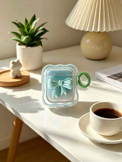 Suitable Compatible With Apple 1/2 Gen Tie-Dye Butterfly Bluetooth Earphone Protective Case, Soft Wave Shell For AirPods 4th Gen