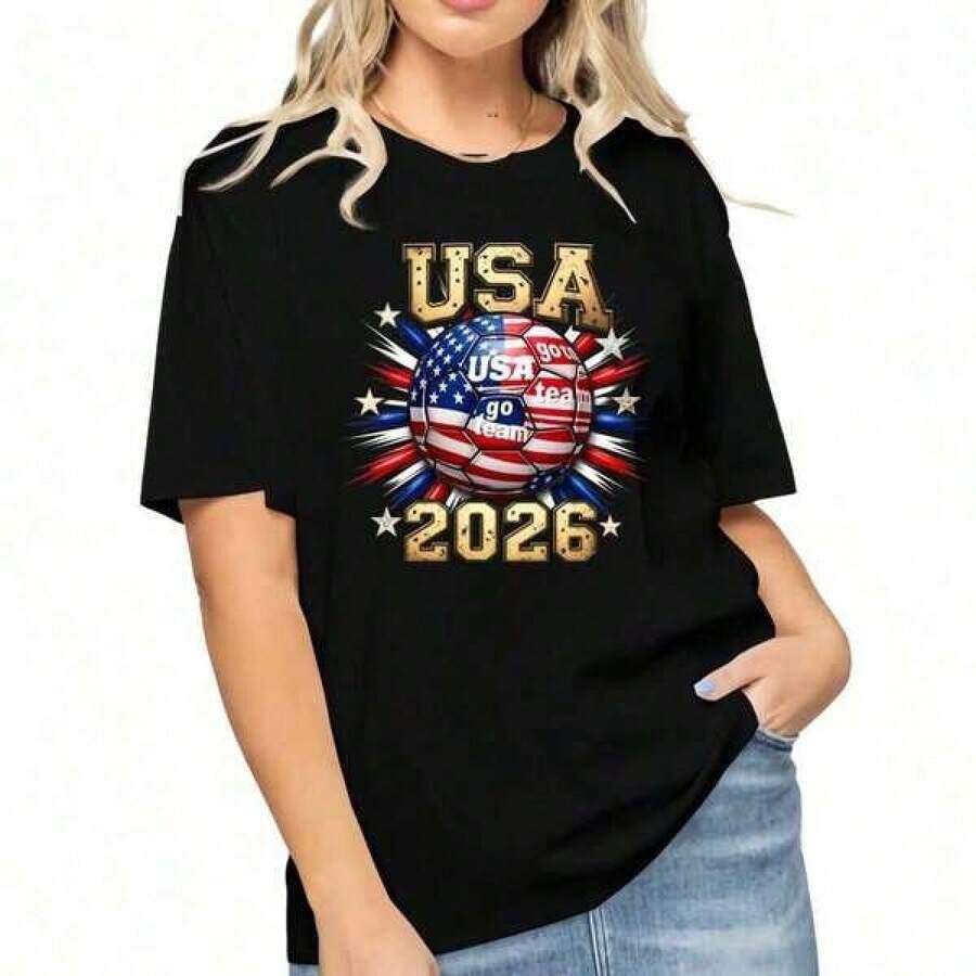 Camiseta de la Selección de Fútbol de EE. UU. para la Copa Mundial 2026 - Negro - Ver 1