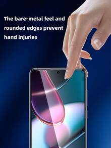 3pcs Full Coverage Tempered Glass Screen Protector , High Definition High Hardness, Anti-Fingerprint, Anti-Scratch, Anti-Drop, Easy Installation, No White Edges, No Bubbles, Compatible With Phone Cases - Clear - View 4