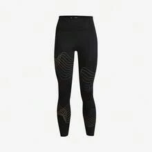 Under Armour HeatGear 系列丨速乾女子專業跑步健身緊身運動長褲馬拉松跑步訓練褲 - 黑色 - 查看 4