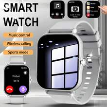 Nuevo Reloj Inteligente de Diseño de Moda Unisex de 1.83 Pulgadas, Soporta Llamadas/Mensajes Inalámbricos, Múltiples Modos Deportivos, Control Remoto de Cámara, Seguimiento de Fitness, Podómetro, Música Inalámbrica, Pronóstico del Tiempo, Alarma, Múltiples Temas de Interfaz de Usuario, Fondo de Pantalla Personalizable, Compatible con Sistemas de Teléfonos Android y Apple, Opción Perfecta para Regalos de Vacaciones. - Ver 16