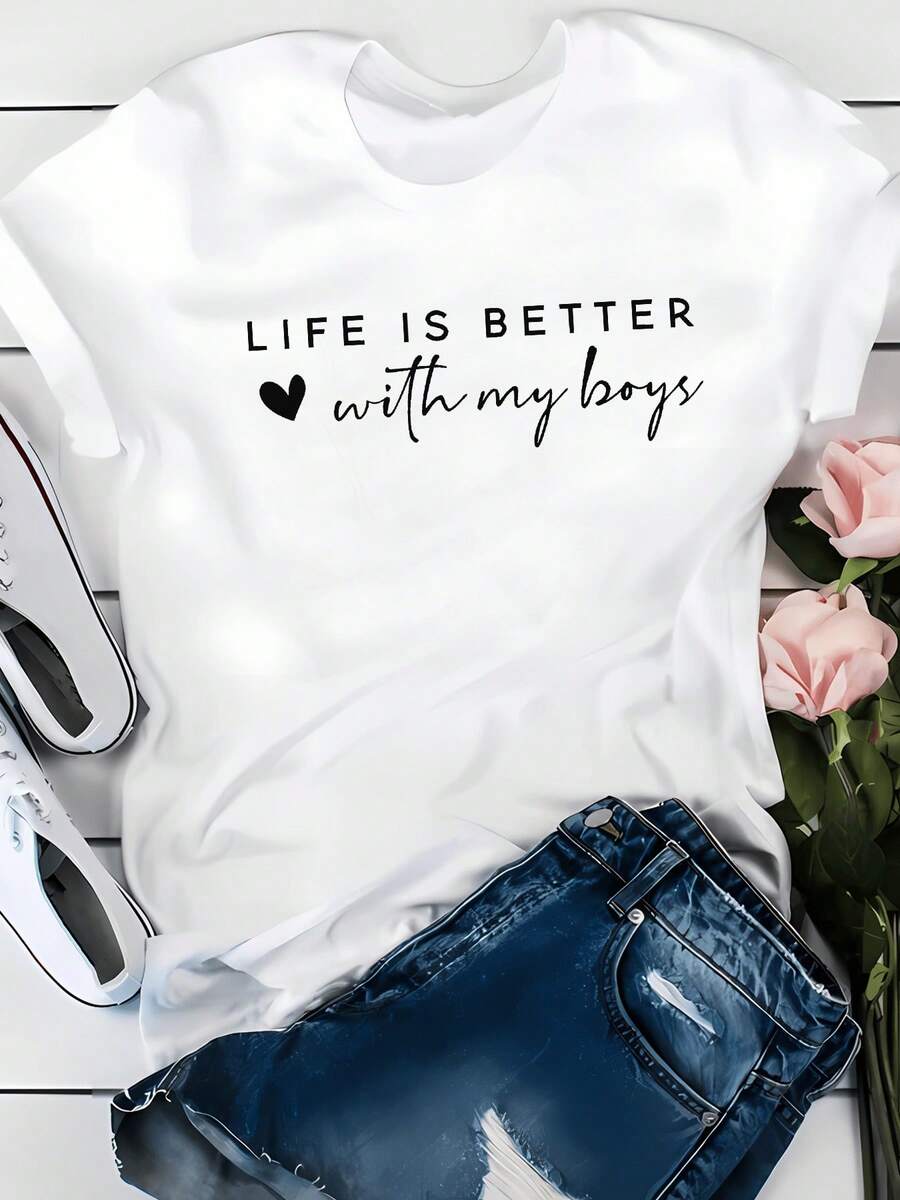 La vida será mejor con mi mamá, Camiseta de mamá, Vida de mamá, Regalo digital para el Día de la Mujer