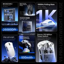 V3 PRO 三模有线无线游戏鼠标 25000 DPI 光学传感器 - 查看 2