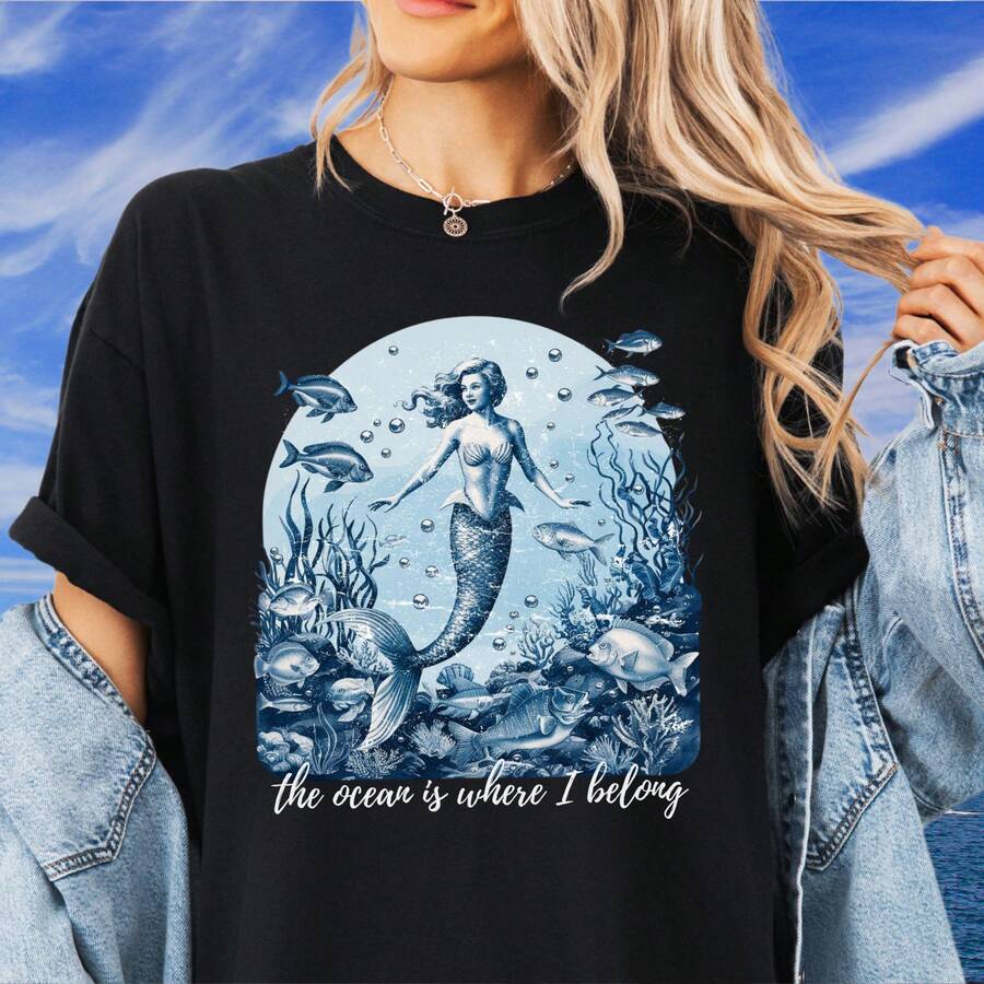 Dam-T-shirts - Svart - Visa 1