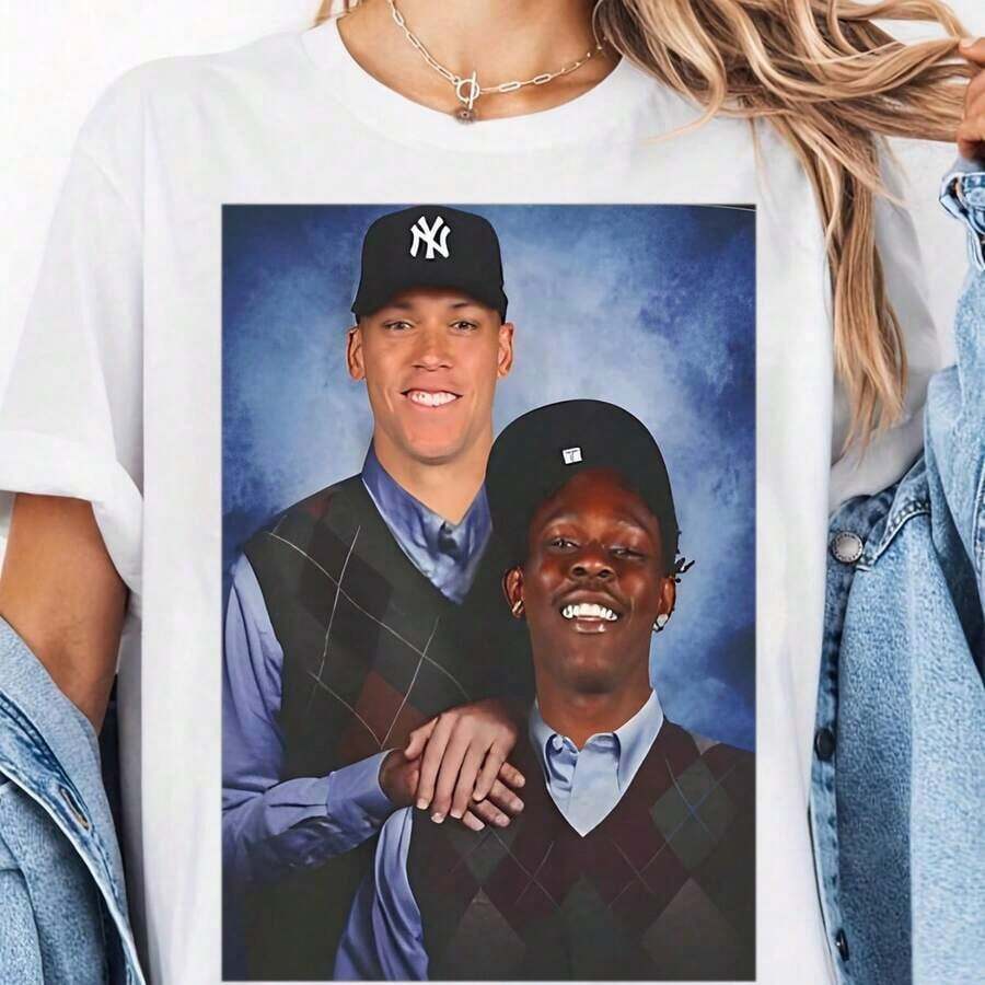 Camisetas Casuales Unisex Premium Bonitas, Camiseta de los de Nueva York, Camiseta de la , Camiseta de Béisbol, Camiseta de Nueva York - Blanco 16 - Ver 1