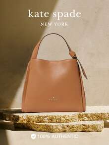 Kate Spade KS KNOTT Ladies's Top-Handle Handbag Bucket Purses With Large Capacity - Brown - View 1