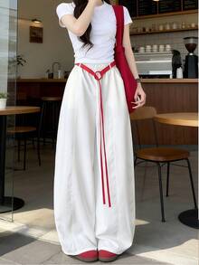 Women Pants - White - View 2