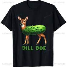 Dills Doe - Funny Humorous Adult T-Shirt For Women, Fashionable Casual Short Sleeve T-Shirt, Harajuku Loose Fit T-Shirt For Men, Hip Hop T-Shirts - 款式 - 查看 1