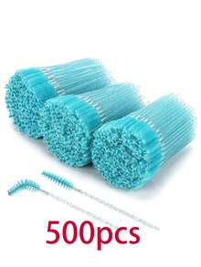 600/500/300/200/100/50 Pieces Of Multi-Color Crystal Eyelash Brush, Suitable For Grafting Eyelashes, Trimming Eyebrows, Eyelash Lifting, Makeup Tools, Suitable For Nail Salons, Travel, And Daily Use (Six Colors To Choose From) - Multicolor - View 32