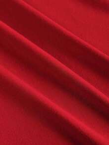 Blusa elegante de mujer con lunares y malla versátil, ideal para vacaciones de verano - Rojo - Ver 9