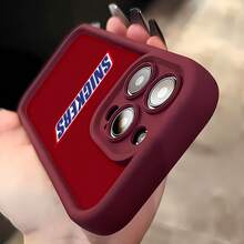 Logotipo de , marca en rojo, azul y blanco.funda de teléfono Fundas compatibles con ,Apple,VIVO,OPPO,,, y Honor.Fabricadas en silicona TPU,ofrecen protección contra golpes y caídas.regalos para mamá - Rojo - Ver 5