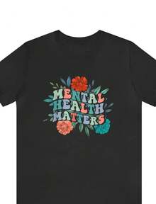 Camiseta Unisex de Asesor de Salud Mental - Negro 7 - Ver 6