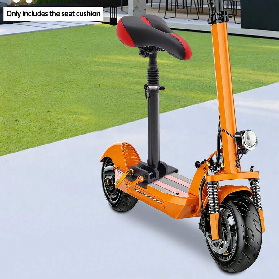 Black Red PU Aluminum Alloy Electric Scooter Seat Height Adjustable No Drill Mount Cushion For Xiaomi 1S Pro Scooter Replacement