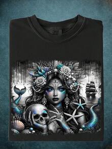 Women T-Shirts - Black - View 7