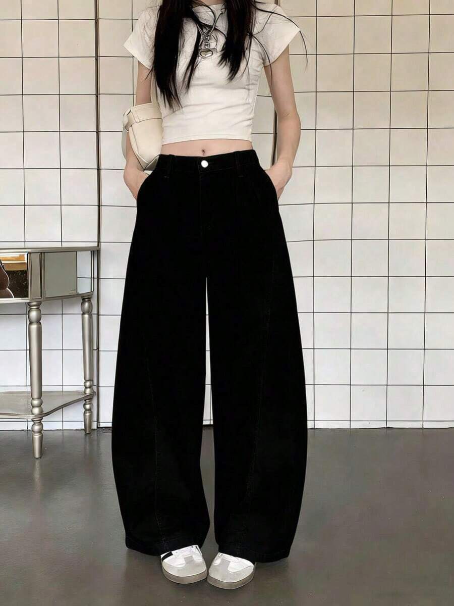 Women Jeans - Black - View 1