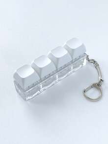 1 pieza Tapa de teclado de novedad Llavero - Juguete táctil de escritorio colorido, alivio del estrés y la ansiedad, decoración de oficina divertida, opción de regalo única - multicolor - Ver 19