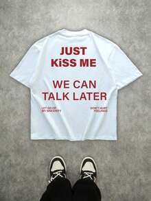 [Free 3-Day Delivery]Men And Women T-Shirts - White - View 4