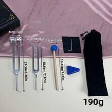 1 Set 136.1Hz, 432Hz, 512Hz, 528Hz Tuning Forks, Sound Wave Resonance Tools For Meditation, Yoga Training And Leisure Time - Multicolor - View 10
