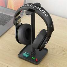 Giá đỡ tai nghe có thể tháo rời, giá treo tai nghe chơi game dùng tại nhà, quán cà phê, bàn làm việc, kèm giá đỡ điện thoại. - Nhiều màu - Xem 2