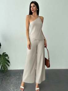 Conjunto de dos piezas para mujer para uso diario - Albaricoque - Ver 6