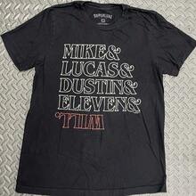 Strangers Thingss Character Names T-Shirt - Black TEE - Woman's Small - Black - View 1