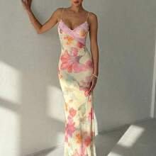 Women's Floral Print Lace Patchwork Spaghetti Strap Dress Summer Outfits Summer Clothes Summer Outfits For Women Summer Holiday Outfits Summer Summer Dress Summer Dresses For Women Vacation Vacation Outfits Women Holiday Outfits For Women Summer Holiday Outfits Vacation Vacation Outfits For Women Summer Vacation Outfits Beach Vacation Outfits For Women Vacation Dresses Valentine's Day Valentine Outfits For Women ValentineGraduation Graduation Dress Graduation Dress For Women Graduation Dr - Café integral - Ver 5