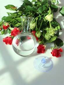 2pcs/4pcs Window Plant Propagation Station, Suction Cup Bulb Vase - No Nails Needed, Glass Plant Hanging Plastic Container, Office Home Decor - Transparent Vase - View 3