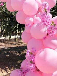 2/4/6/8/18 Pcs Pink Giant Latex Balloons, 18/36 Inches Extra Large Latex Balloons For Gender Reveal, Photo Shoots, Birthday, Bride Gifts, Wedding Anniversary, Baby Shower, Engagement Party Decorations - Pink - View 4