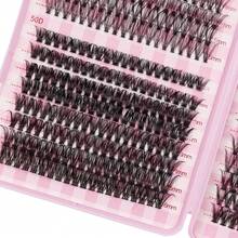 1 Box 640 Clusters 30D 40D 50D High Capacity Cluster False Eyelashes 9-16mm Mixed D Curl Effect, Natural Style, Soft & Comfortable False Eyelashes Suitable For Natural, Dramatic, Daily Makeup, And Cosplay - D - View 7