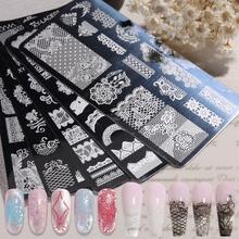 Bộ dụng cụ dập móng họa tiết ren + khuôn dập hình vuông trong suốt, bao gồm khuôn dập hình chữ nhật bằng thạch kèm dụng cụ gạt. Độ trong suốt cao, có thể lau sạch bằng cồn, dễ sử dụng để tạo kiểu móng ren tại nhà. - Nhiều màu - Xem 7