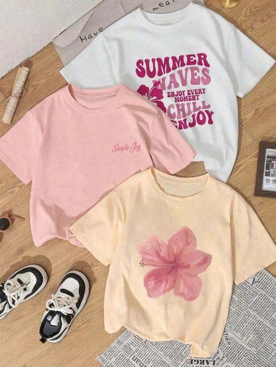 Prenda individual, no un conjunto de 1 piezas, Set de 1 camisetas de manga corta para mujer estilo retro americano, diseño con estampados de nombres de ciudades, suaves al tacto cómodas y versátiles, elige 1 de 3 modelosAdecuado para la Semana Santa y la PascuaAdecuado para la Semana Santa y la Pascua,¡Viva México! Puro Algodón - Blanco - Ver 1
