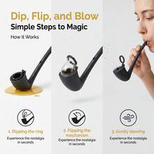 复古管道造型泡泡玩具，适合成人减压娱乐，不含泡泡液。 - 彩色 - 查看 7