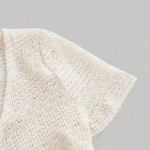 MOD Knotted Front 2-In-1 T-Shirt - Albaricoque - Ver 4