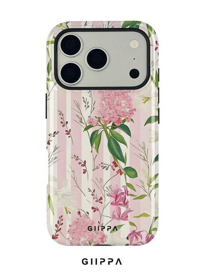 GIIPPA 1 Ốp lưng điện thoại họa tiết hoa sọc cổ điển, phù hợp với 17 Pro Max, 16 Pro Max, 15 Pro Max, 14 Pro Max, ốp lưng điện thoại phong cách Hàn Quốc thời trang và độc đáo, tương thích với iPhone 11/12/13/14/15/75 Pro Max Plus, thiết kế thanh lịch dành cho cả nam và nữ, món quà lý tưởng cho Giáng sinh, Ngày Valentine, Lễ Phục sinh, mùa cưới và sinh nhật cho bạn gái.