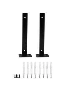 2pcs Heavy Duty Concealed Wall Brackets, Heavy Duty Floating Shelf Brackets, Suitable For DIY Home Decor/Storage - A - View 8