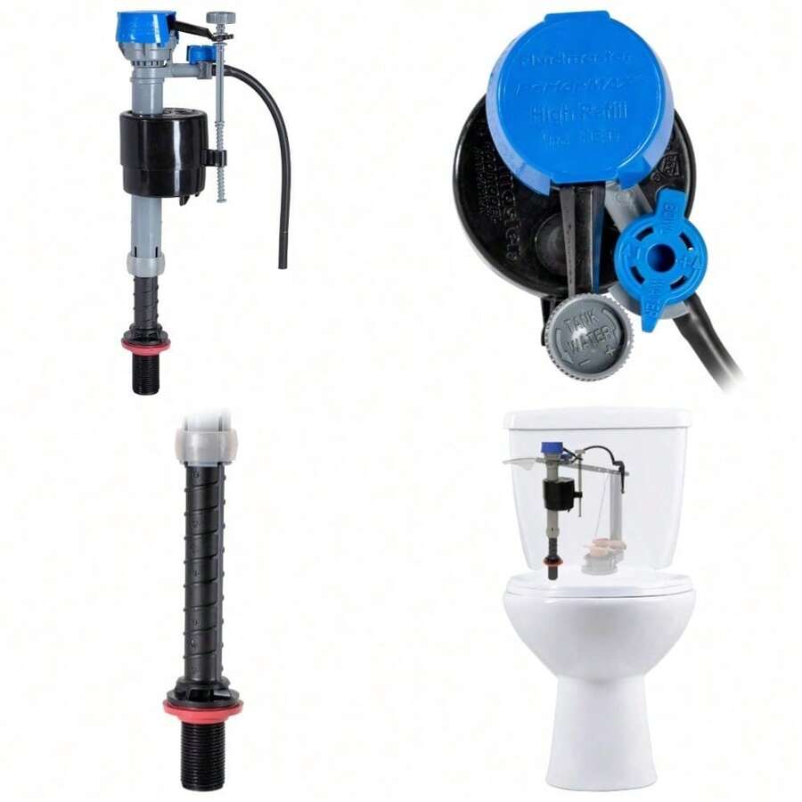 400H-002 Performax Universal Toilet Fill Valve High Performance Tank And Bowl Water Control, 1-Pack, Multicolor - 1 - View 1