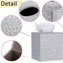 Tissue Box & Rack - Argent - Voir 4