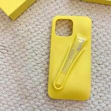 Silicone Phone Case With Lip Gloss Holder Back Stick On Holder For 17/16/15/14/13 Pro Max Plus 17 Air Valentine's Day Fundas Para Custom Phone Case  Fundas Pink Phone Case Cute Phone Cases - Lemontini - Xem 3