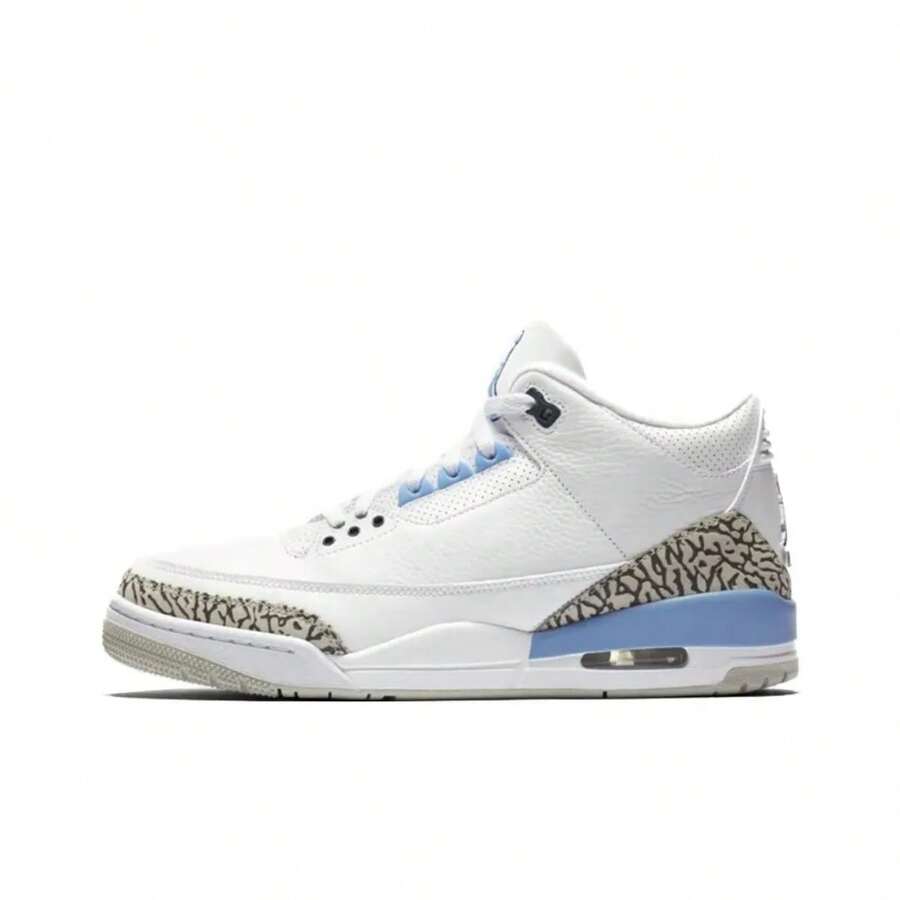 Nike Jordan Air Jordan 3 Retro "Unc" T Rendy Mid-Top Retro Basketball Shoes Men's North Carolina Blue - CT8532-104 - View 1