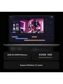 Lenovo 联想 Erazer P14H-A Ryzen 2312 8G+512GB 14.1 英寸 FHD 超极本商务办公学习笔记本电脑，预装 Win11 系统 - 銀色 - 查看 6
