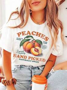 Free unisex de algodón puroMelocotonesManoElegidoVintageFrutaRetroMelocotónGráficoCamisetaGráficoCamisetasMujeres, jugadorasdemujertopsdemujerblusascasualesparadamablusasparamujerblusascasualesparaDama, Ligero,TranspirableTela, TranspirableCalienteClimaConjunto, BonitoEstilo,VeranoConjunto de ropaHolidayNigh - Blanco - Ver 7