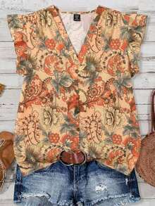 Camisa de mujer, conjuntos de verano para mujer, atuendos de vacaciones, blusas para salir, atuendos de concierto de country para mujer, blusas de verano lindas, atuendos para salir, atuendos de country para mujer, blusas para salir - Multicolor 6 - Ver 1