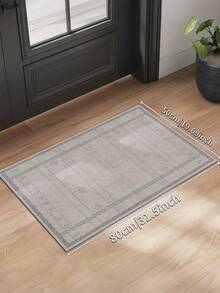 Faux Cashmere Area Rugs For Bedroom, Modern Minimalist Style, Cool Rugs Living Room, 1 Count Home Decor Carpet, Washable Runner Rug, Mat Home Decor For Kitchen, Bathroom, Dining, Fluffy And Simple, Create A Unique, Niche, And Cozy Vibe - Baby Pink - View 16