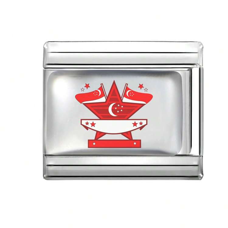 1 chiếc vòng tay DIY kiểu Ý phủ nhựa, trang trí hoa văn, chữ viết và hình ảnh các tòa nhà trường đại học, thích hợp làm quà tặng cho bạn bè/các cặp đôi, phù hợp cho Giáng sinh, Năm mới, Halloween, Ngày Valentine. Thiết kế quyến rũ, trang sức thép không gỉ, sản phẩm địa phương, thiết thực và thời trang, vật dụng cần thiết cho Giáng sinh & Halloween, phong cách Giáng sinh, trang trí Giáng sinh. - M295948 M296048 - Xem 6