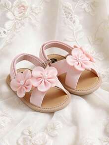 0-18 Months Infant White Sandals, Unisex Infant Girls Boys Summer Sandals, Quality Toddler Outdoor Beach Shoes - Pink - View 6