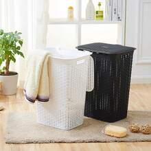 38L Rattan Style Storage Box, Clothes, Home Goods & Toy Organizer - View 5