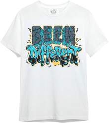Dunkare Sneaker Match Graphic T-Shirt For Men And Women - Retro Gamma Blue 11s Streetwear | Unisex, Regular Fit, Vintage Style Y2K - Black-been Different 滴畫塗鴉 - 查看 5