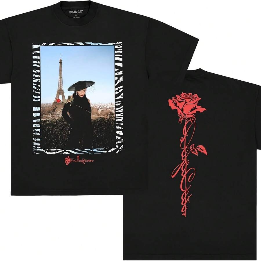 Camiseta Oficial Meet Me In Paris - Black - View 1